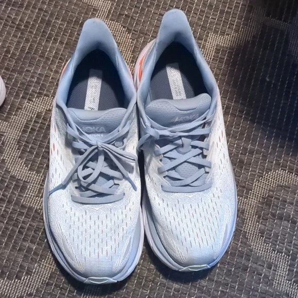 Hoka One One Clifton 8 Blue Fog Plein Air Running Shoe Women’s Size 10 D - Picture 5 of 14